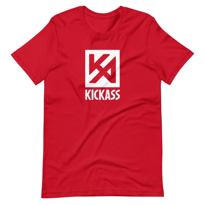 Kickass Web Design branded red tshirt